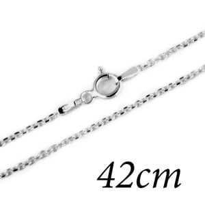Łańcuszek Ankier diamentowany 42cm