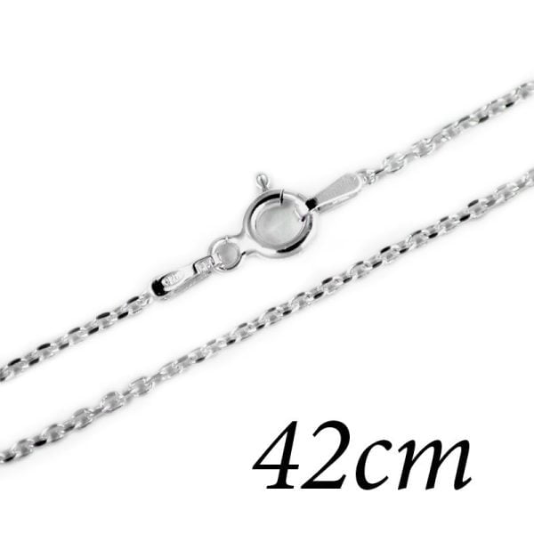 Łańcuszek Ankier diamentowany 42cm