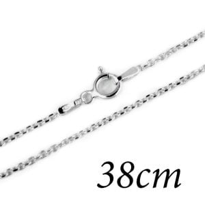Łańcuszek Ankier diamentowany 38cm