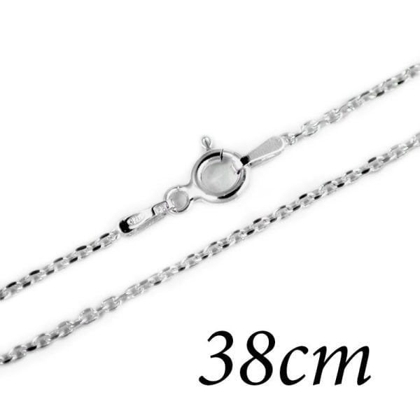 Łańcuszek Ankier diamentowany 38cm