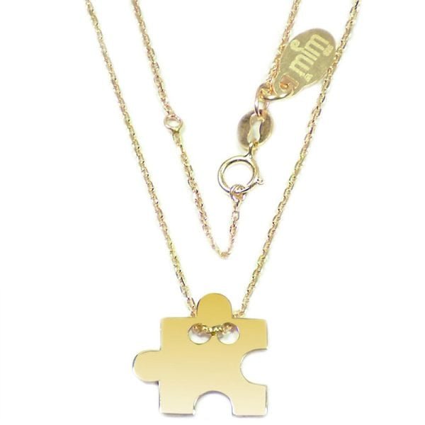 Naszyjnik celebrytka puzzel